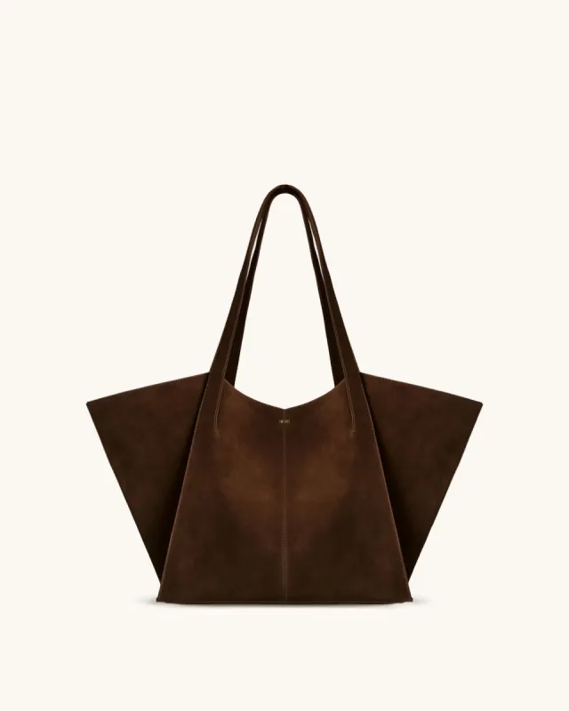 Riley Geometric Tote - Dark Brown sold by JW PEI