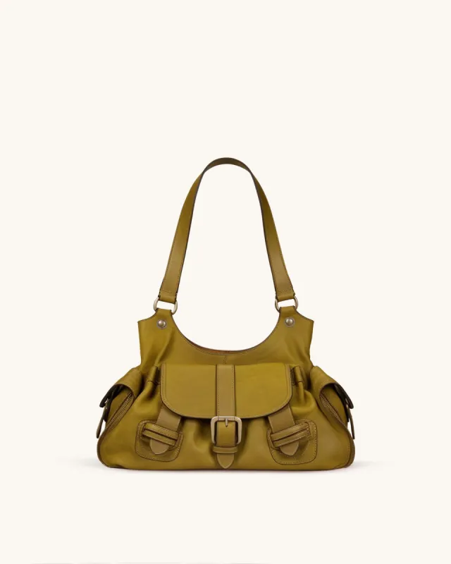 Autumn Classic Shoulder Bag - Olive sold by JW PEI