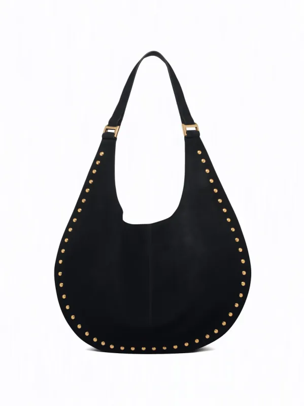 Charlotte Rivet Minimalist Shoulder Bag - Black sold by JW PEI