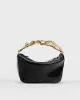 Raelynn Metal Handle Handbag - Black sold by JW PEI