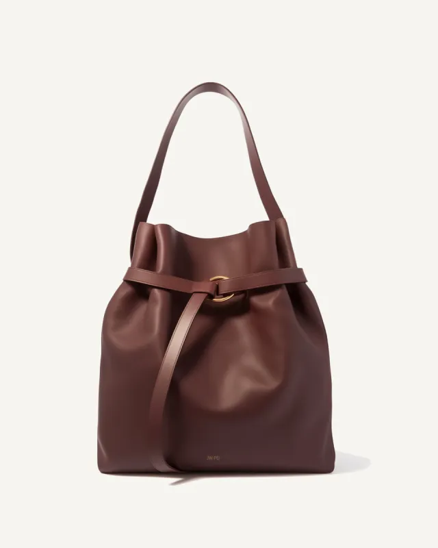 Emily Soft Bucket Bag - Brown sold by JW PEI