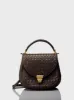 Paisley Woven Saddle Bag - Chocolate sold by JW PEI