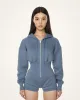 Hitomi Sculpted Corset Hoodie - Blue sold by JW PEI