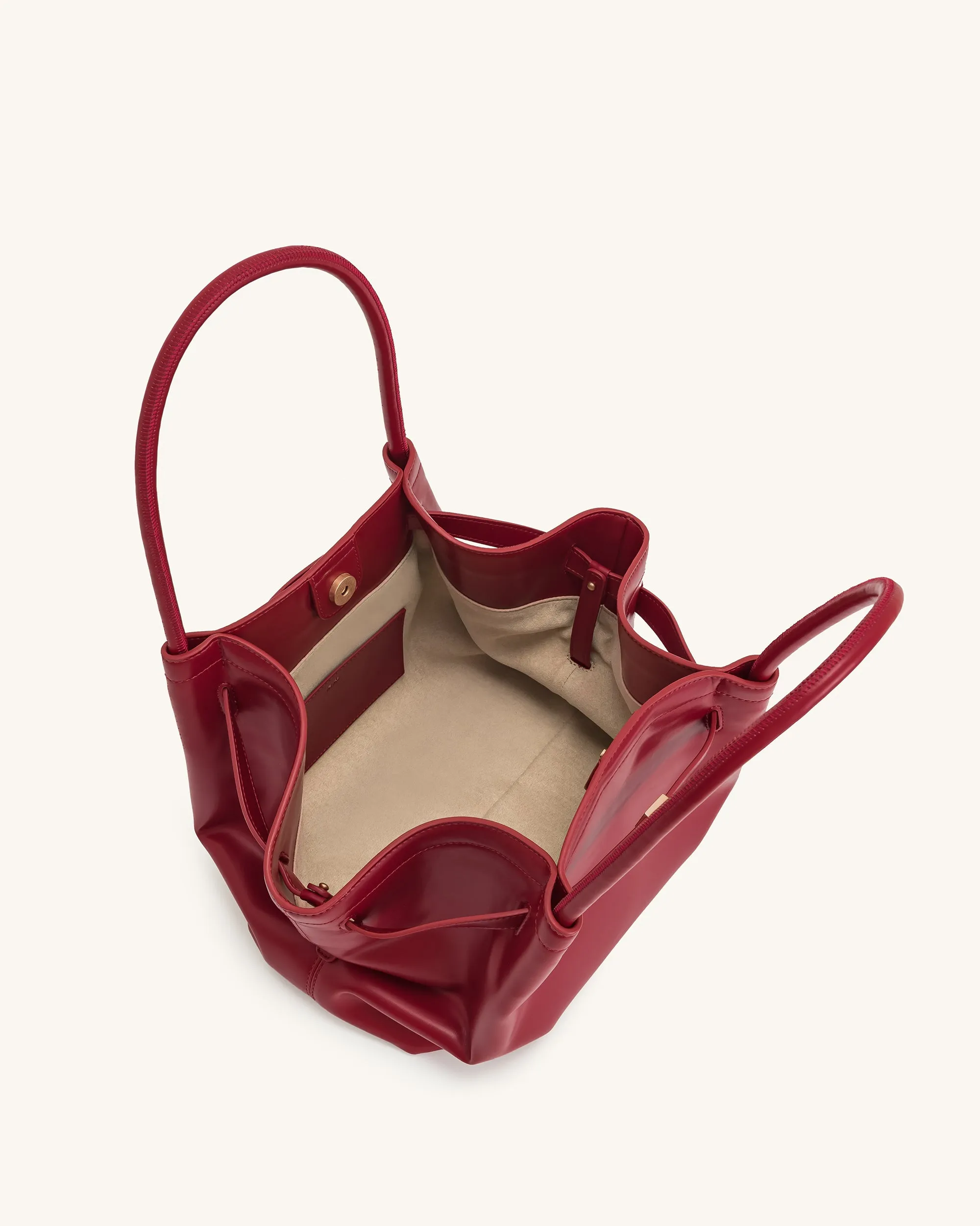Hana Medium Tote Bag - Claret sold by JW PEI product image thumbnail 5