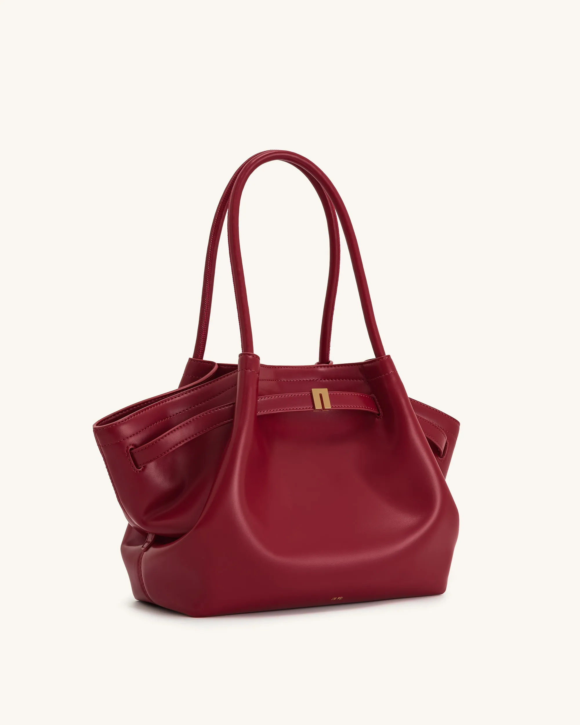Hana Medium Tote Bag - Claret sold by JW PEI product image thumbnail 3