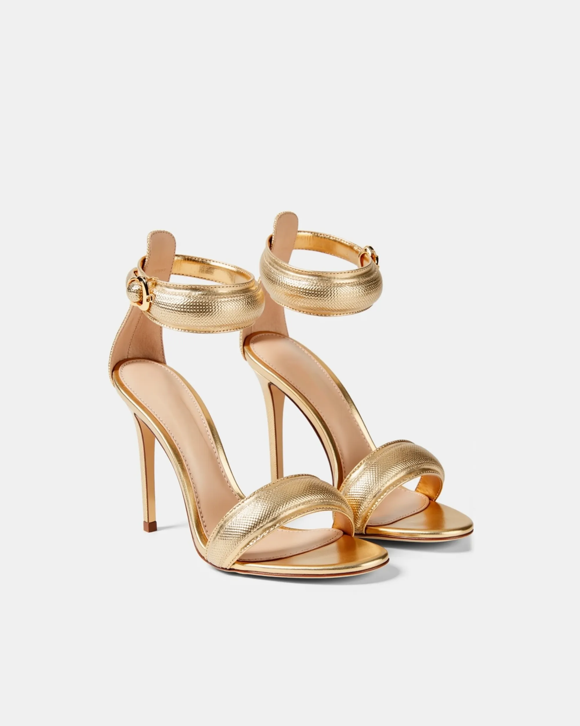 Luna Ankle Strap Sandals - Gold sold by JW PEI