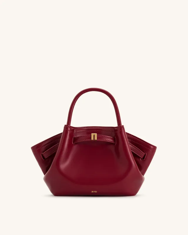 Hana Mini Tote Bag - Claret sold by JW PEI