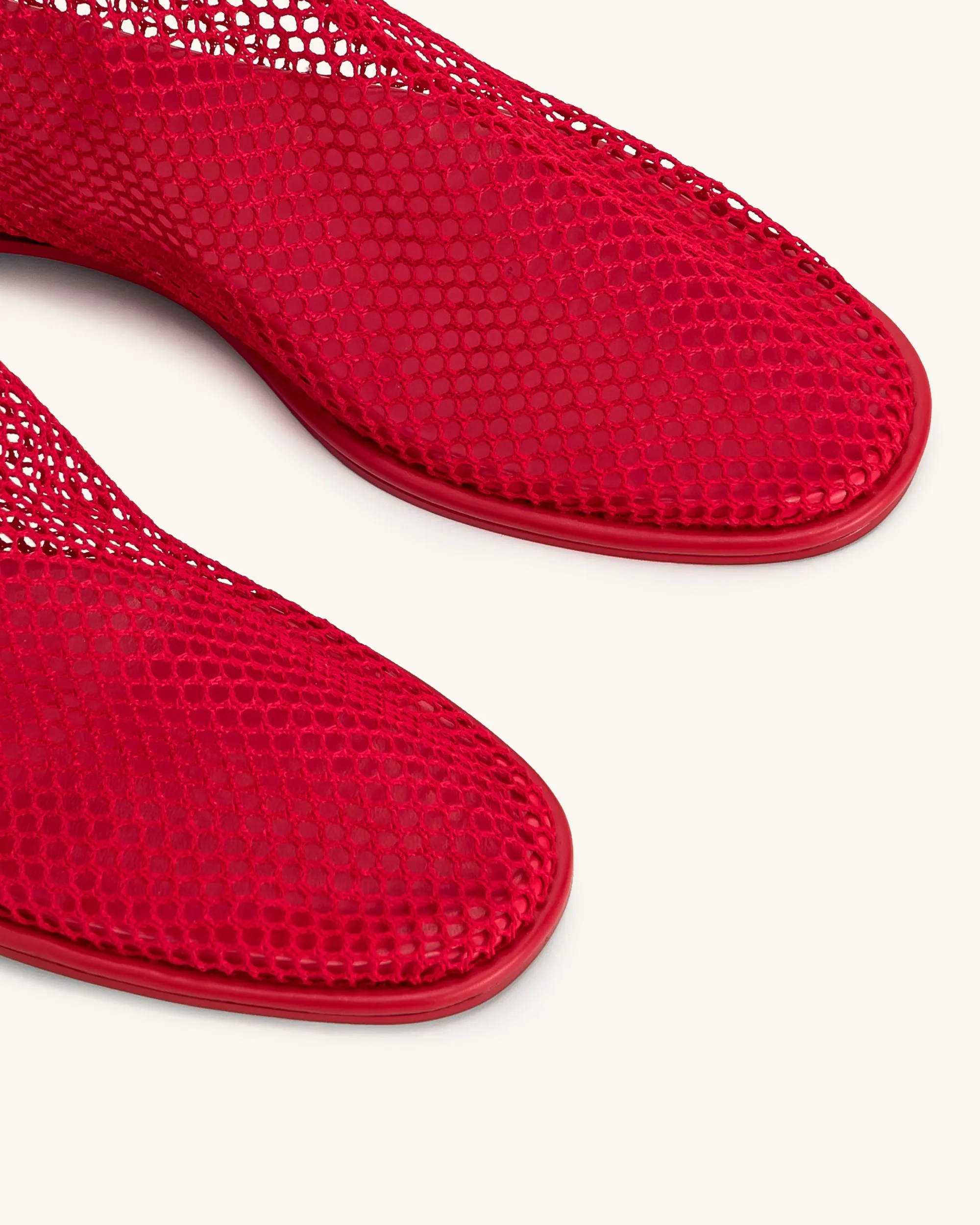 Sophia Mesh Boots - Red sold by JW PEI product image thumbnail 5