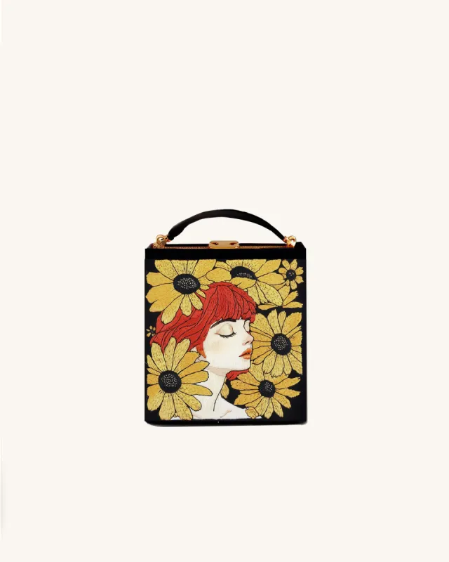 Penelope Sunflower Beauty Box Bag - Multicolor sold by JW PEI
