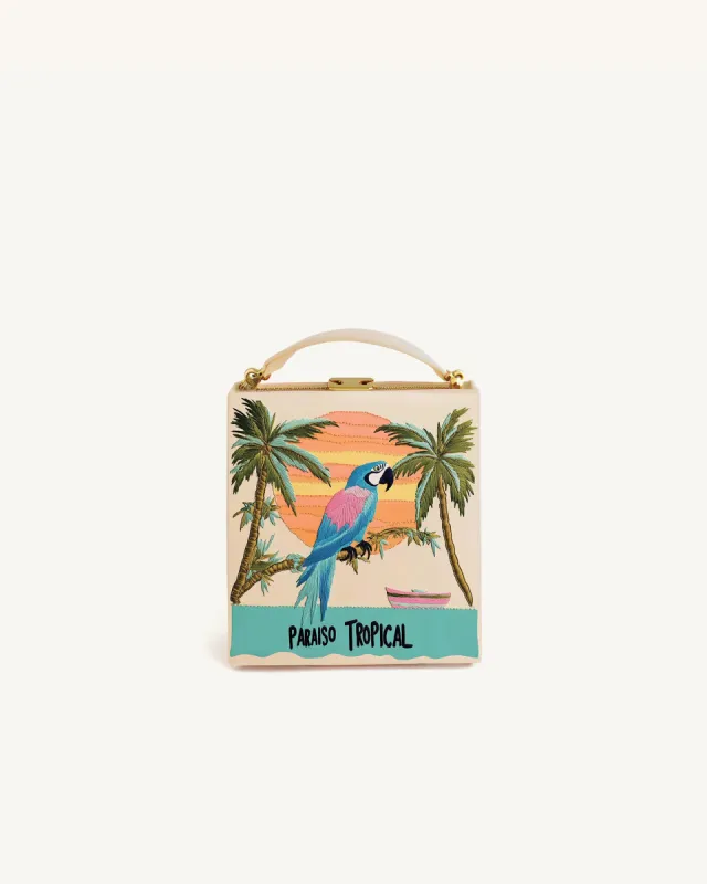 Lydia Tropical Paradise Box Bag - Multicolor sold by JW PEI