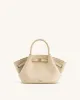 Hana Mini Faux Suede Tote Bag - Off White sold by JW PEI