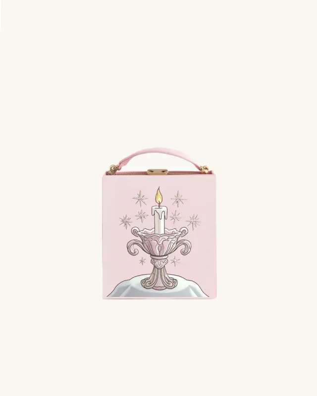 Clarisse Candle Box Clutch - Pink sold by JW PEI