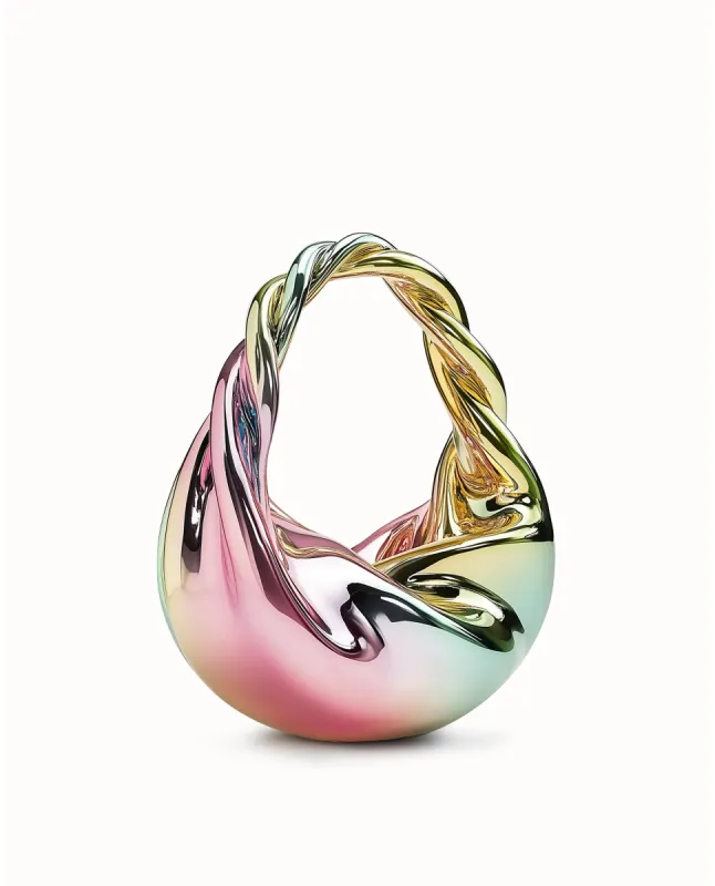 Willow Twist Crescent Top Handle Bag - Multicolor sold by JW PEI