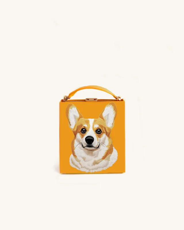 Lucy Dog Box Clutch - Multicolor sold by JW PEI