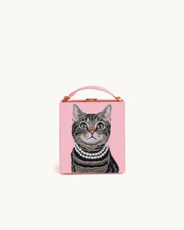 Hitomi Cat Box Clutch - Multicolor sold by JW PEI