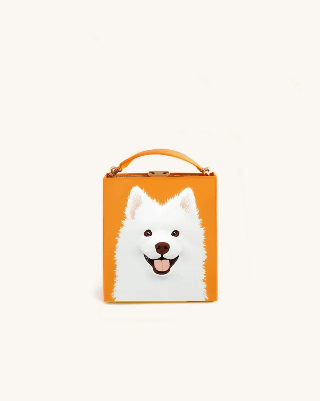 Autumn Dog Box Clutch - Multicolor sold by JW PEI