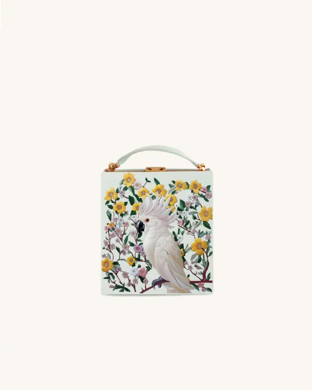 Elena Parrot Box Clutch - Multicolor sold by JW PEI