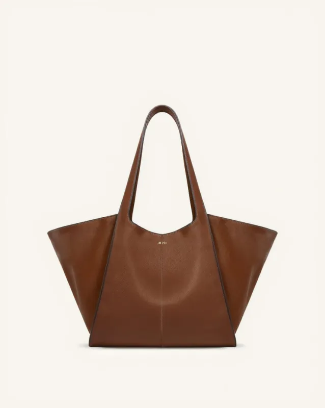 Elena Tote Bag - Brown sold by JW PEI
