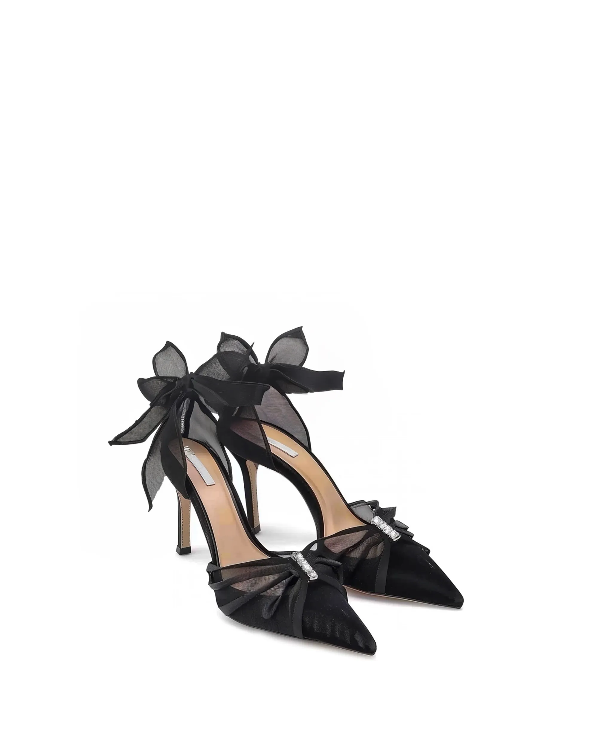 Isla Bow-Tie Heels - Black sold by JW PEI