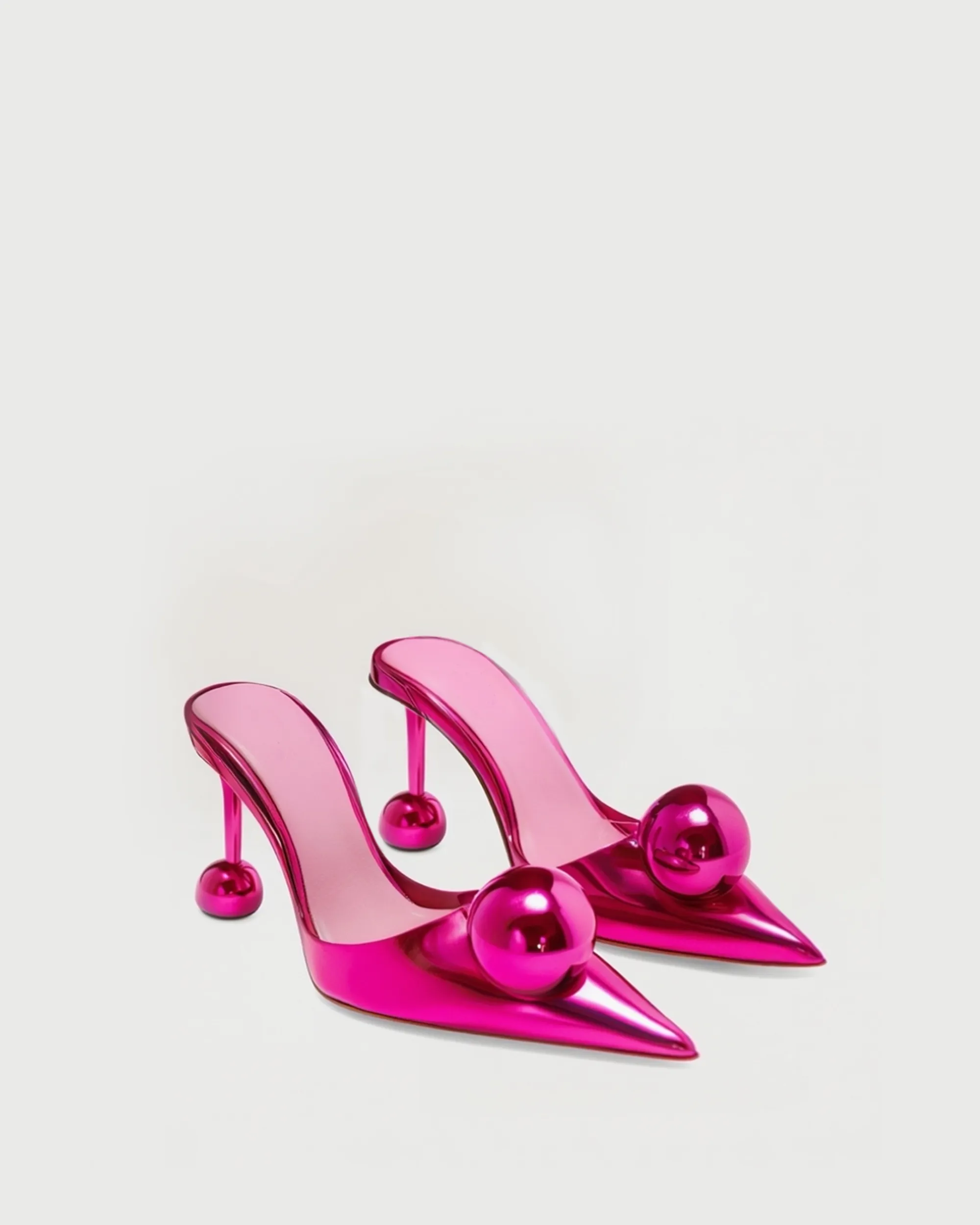 Sofia Sphere Heel Mules - Pink sold by JW PEI