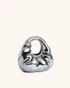 Aria Metallic Wavy Top Handle Bag - Silver sold by JW PEI