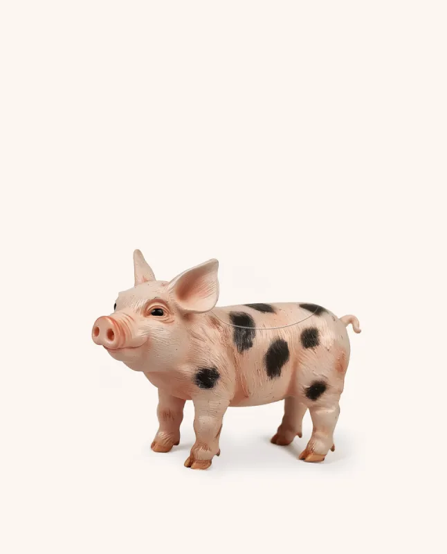Eva Pig Figurine Clutch - Pink sold by JW PEI