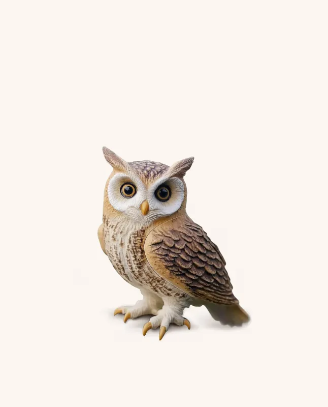 Eva Realistic Owl Clutch - Multicolor sold by JW PEI