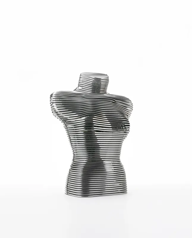 Addison Torso Sculpture Clutch - Silver sold by JW PEI