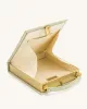 Taya-Wine Glass Pattern Embroidery Book Shape Clutch Bag - Light Green sold by JW PEI