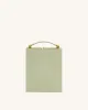 Taya-Wine Glass Pattern Embroidery Book Shape Clutch Bag - Light Green sold by JW PEI