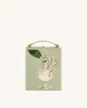 Taya-Wine Glass Pattern Embroidery Book Shape Clutch Bag - Light Green sold by JW PEI