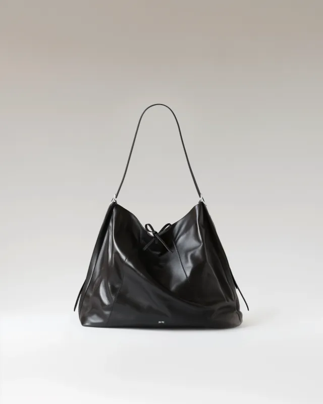 Ariana Drawstring Hobo Bag<br>Black sold by JW PEI