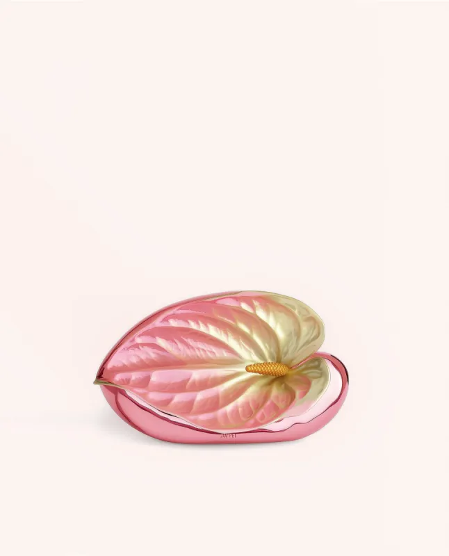Isabella Anthurium Clutch Bag - Pink sold by JW PEI