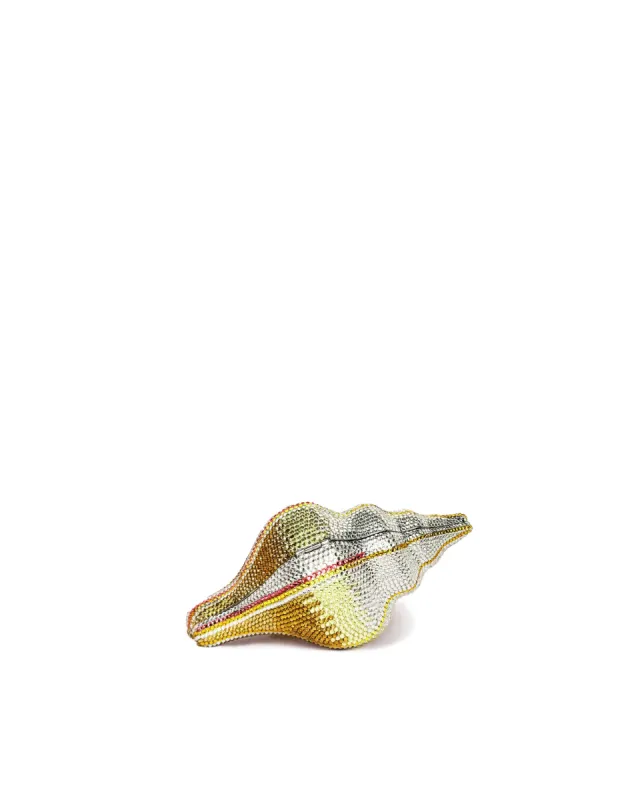 Emily Crystal Shell Clutch - Multicolor sold by JW PEI