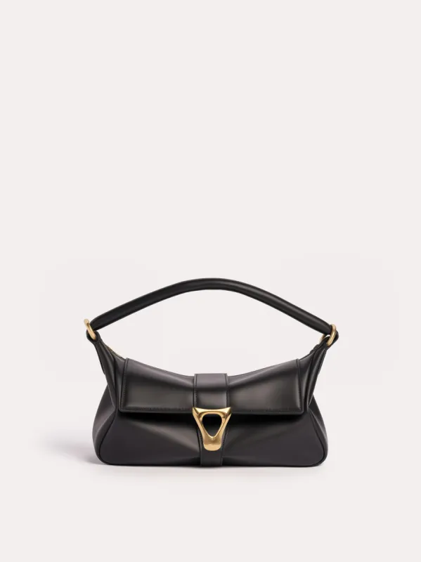 Josephine Minimalist Top Handle Bag - Black sold by JW PEI