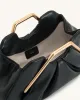 Lila Metal Frame Clutch - Black sold by JW PEI