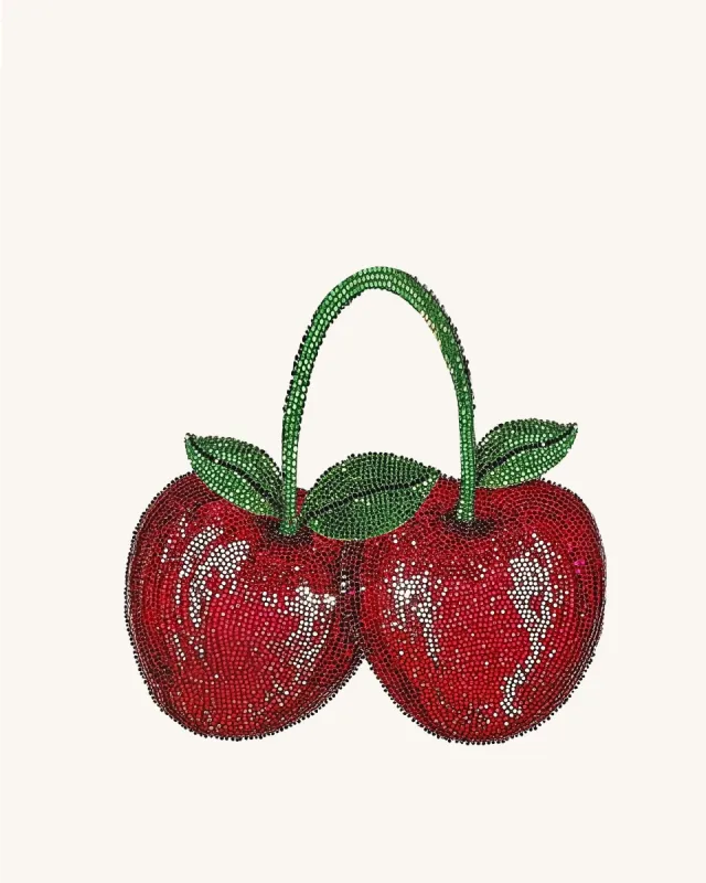 Isla Strawberry Clutch Bag - Red/Green sold by JW PEI