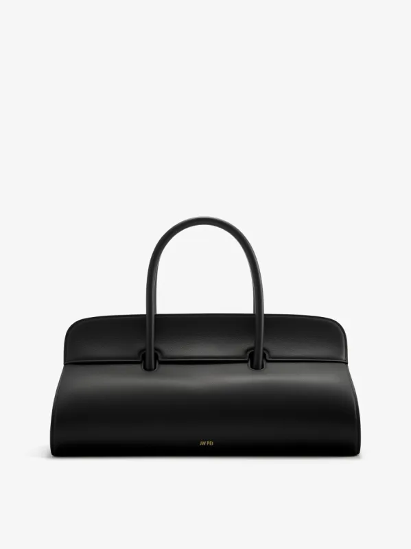 Avery Classic Leather Top Handle Bag - Black sold by JW PEI
