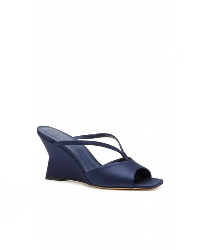 Ariana Strappy Wedge Sandals - Navy sold by JW PEI