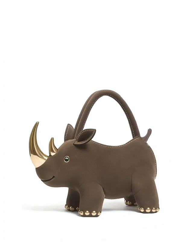 Emilia Rhino Bag - Brown sold by JW PEI