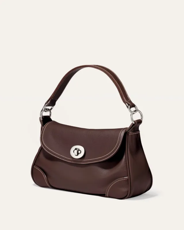 Audrey Casual Hobo Bag - Brown sold by JW PEI