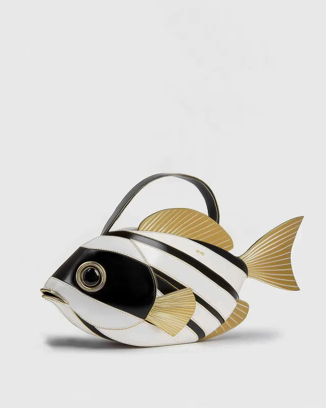 Hitomi Fish-Shaped Shoulder Bag - Multicolor sold by JW PEI