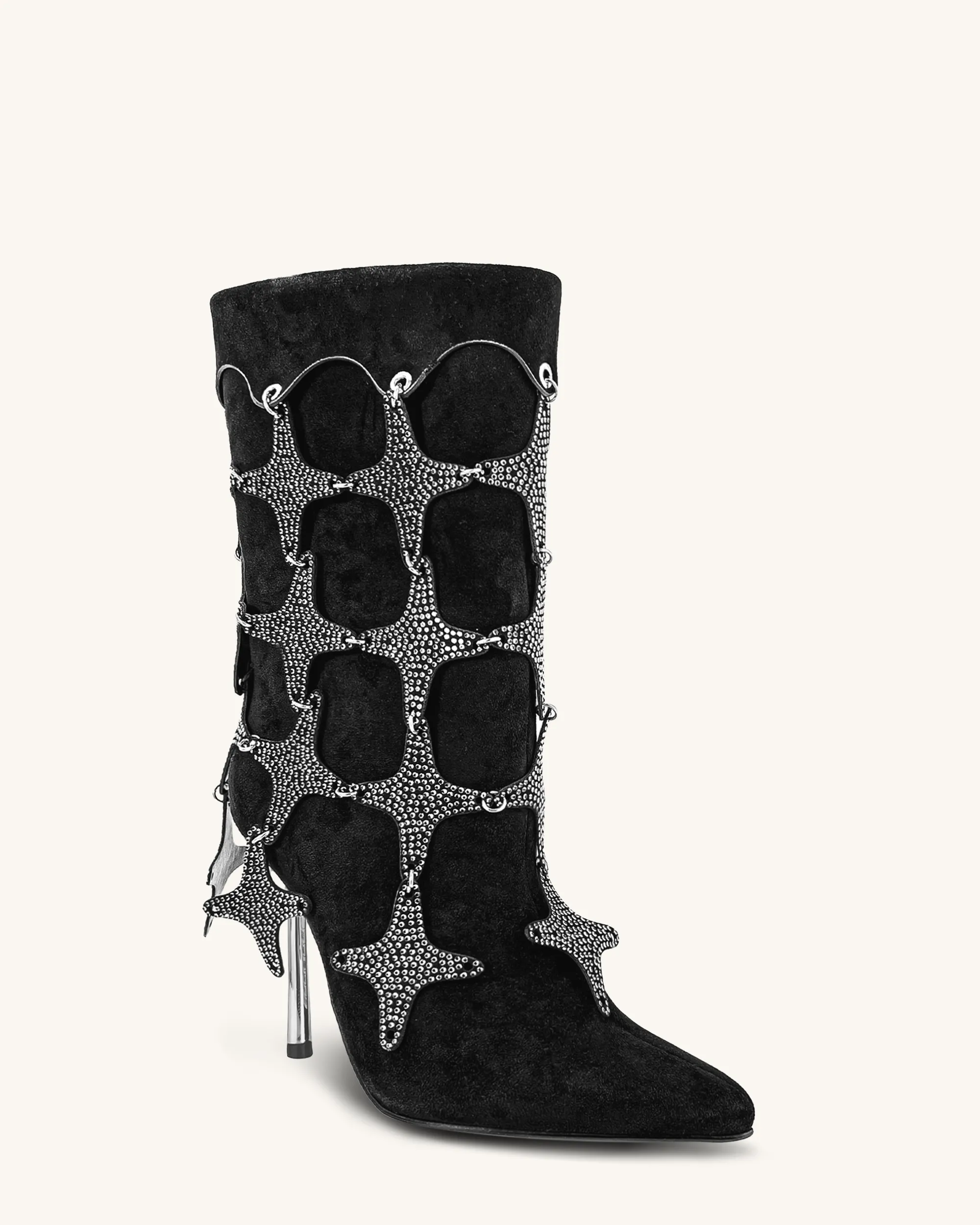 Eliza Star Cutout Ankle Boots - Black sold by JW PEI product image thumbnail 2