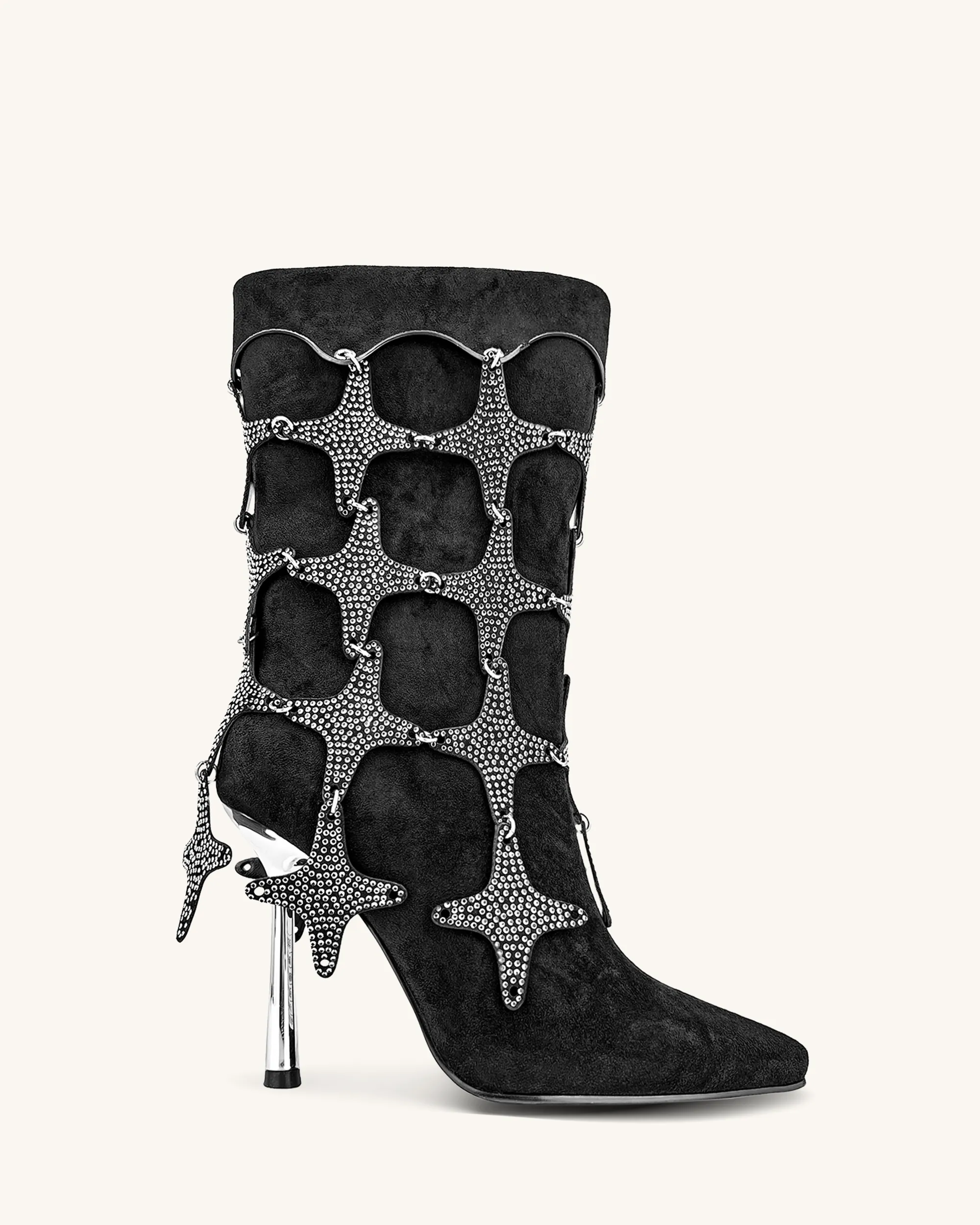 Eliza Star Cutout Ankle Boots - Black sold by JW PEI product image thumbnail 3