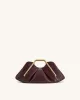 Lila Metal Frame Clutch - Burgundy sold by JW PEI