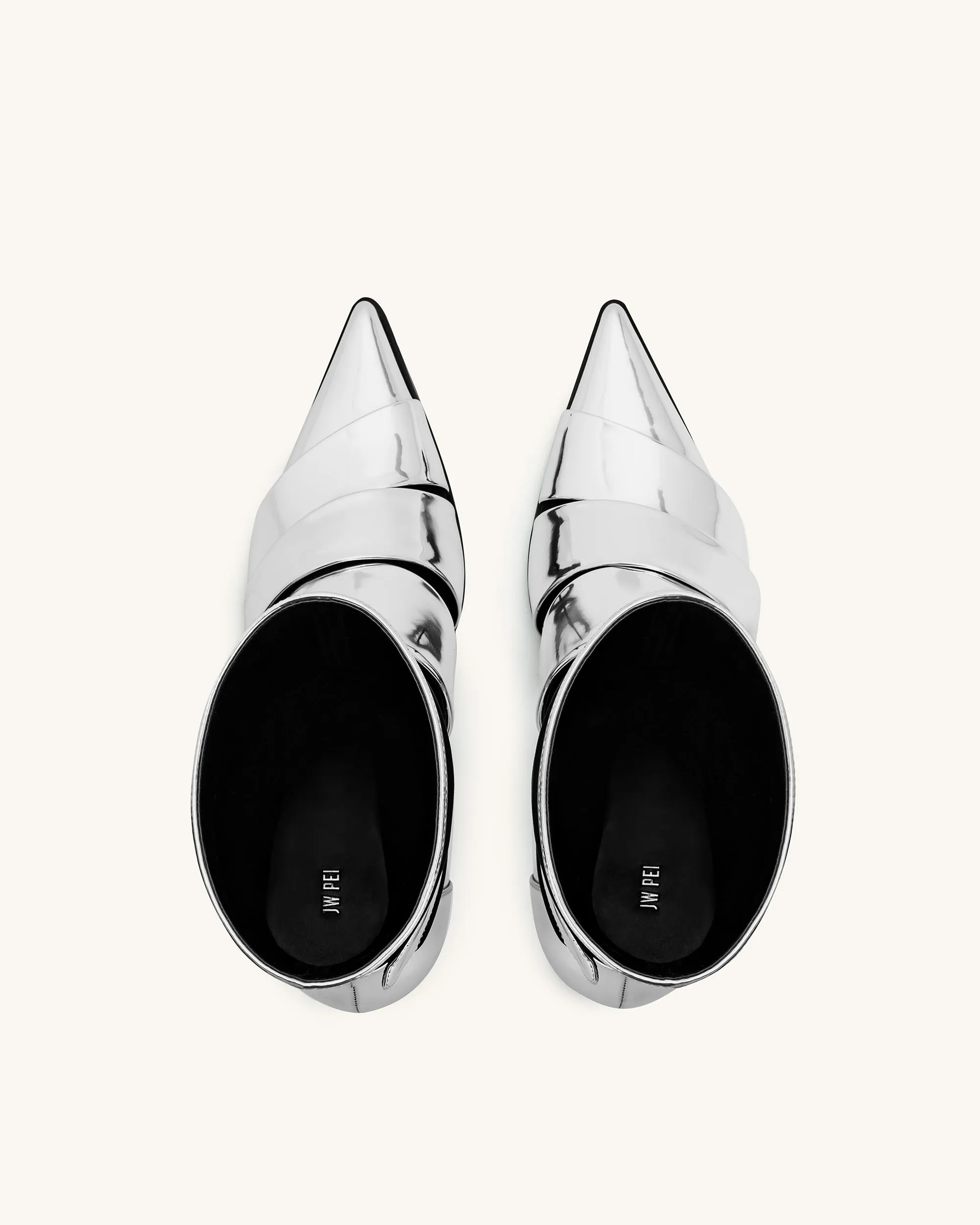 Emily Strap Ankle Boots - Silver sold by JW PEI product image thumbnail 3