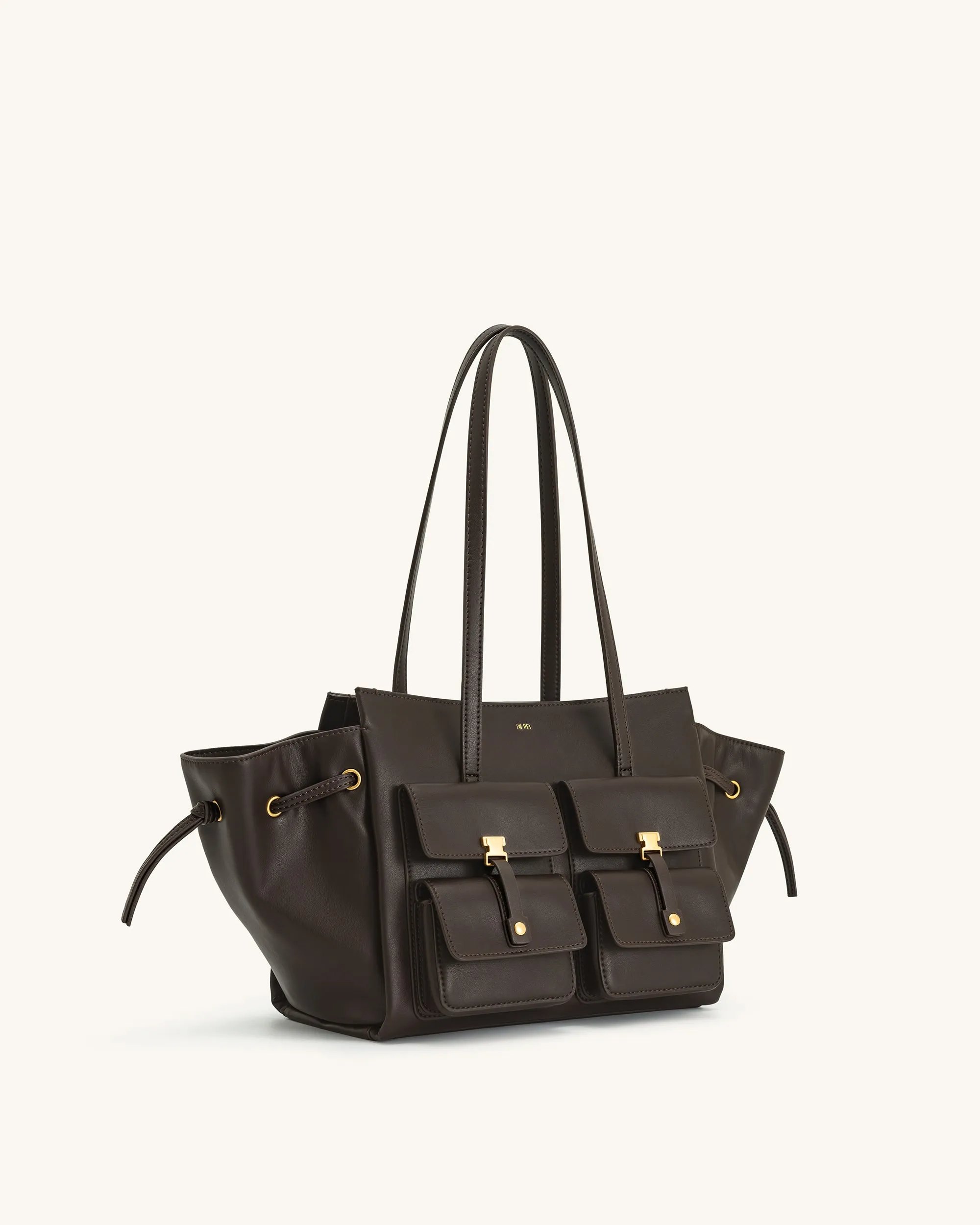 Linda Tote Bag - Dark Brown sold by JW PEI product image thumbnail 2