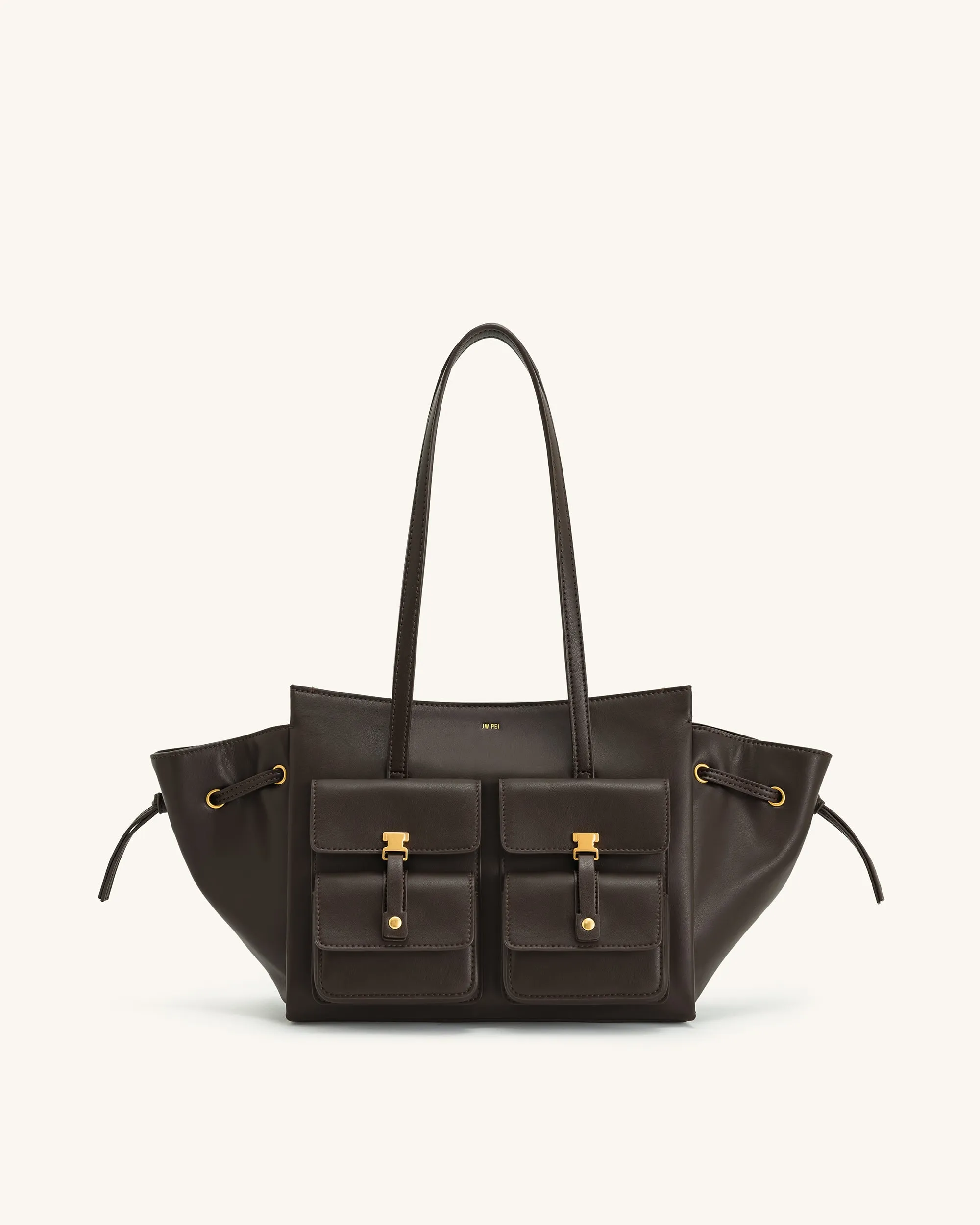 Linda Tote Bag - Dark Brown sold by JW PEI