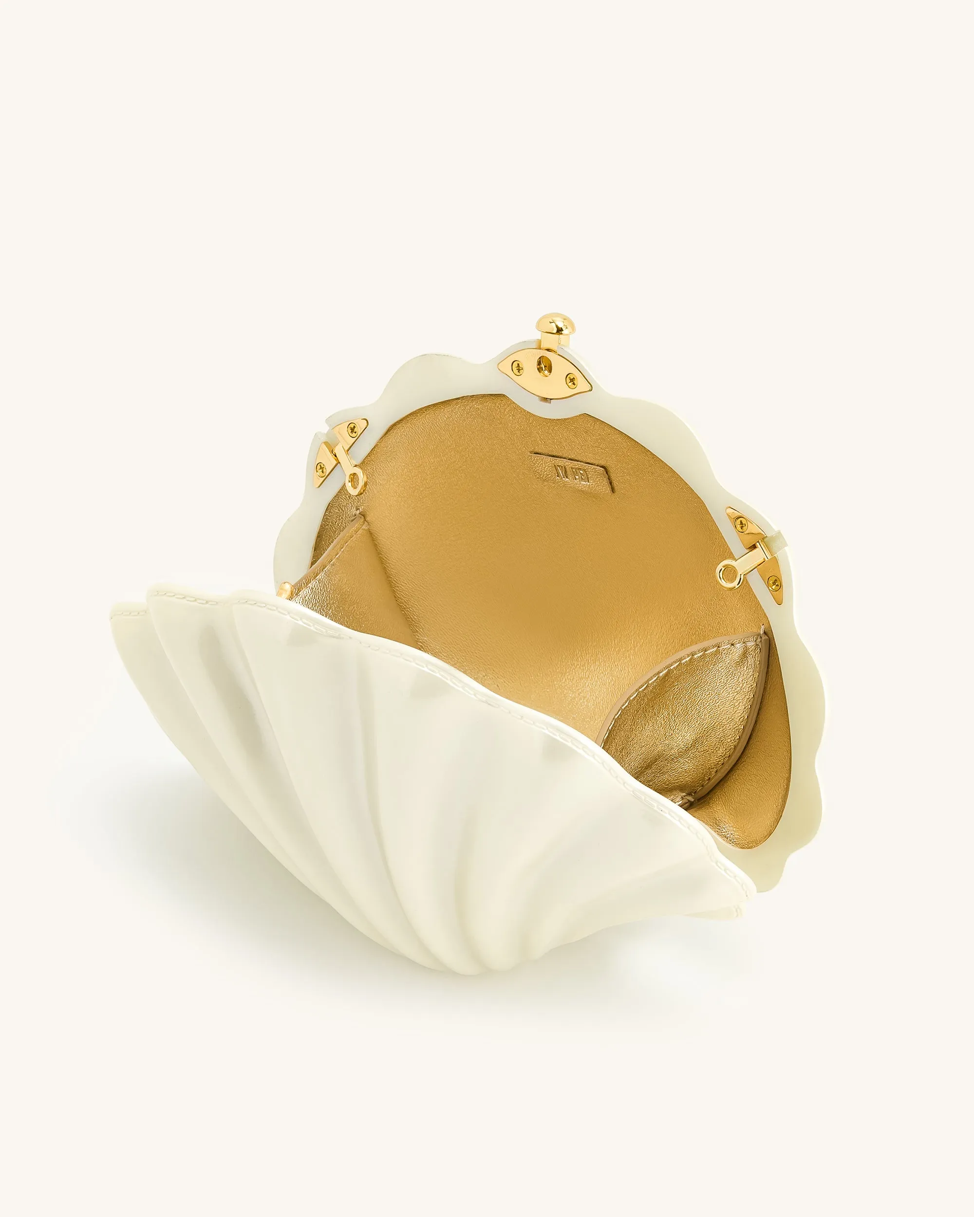 Maisie Shell Clutch - Ivory sold by JW PEI product image thumbnail 4