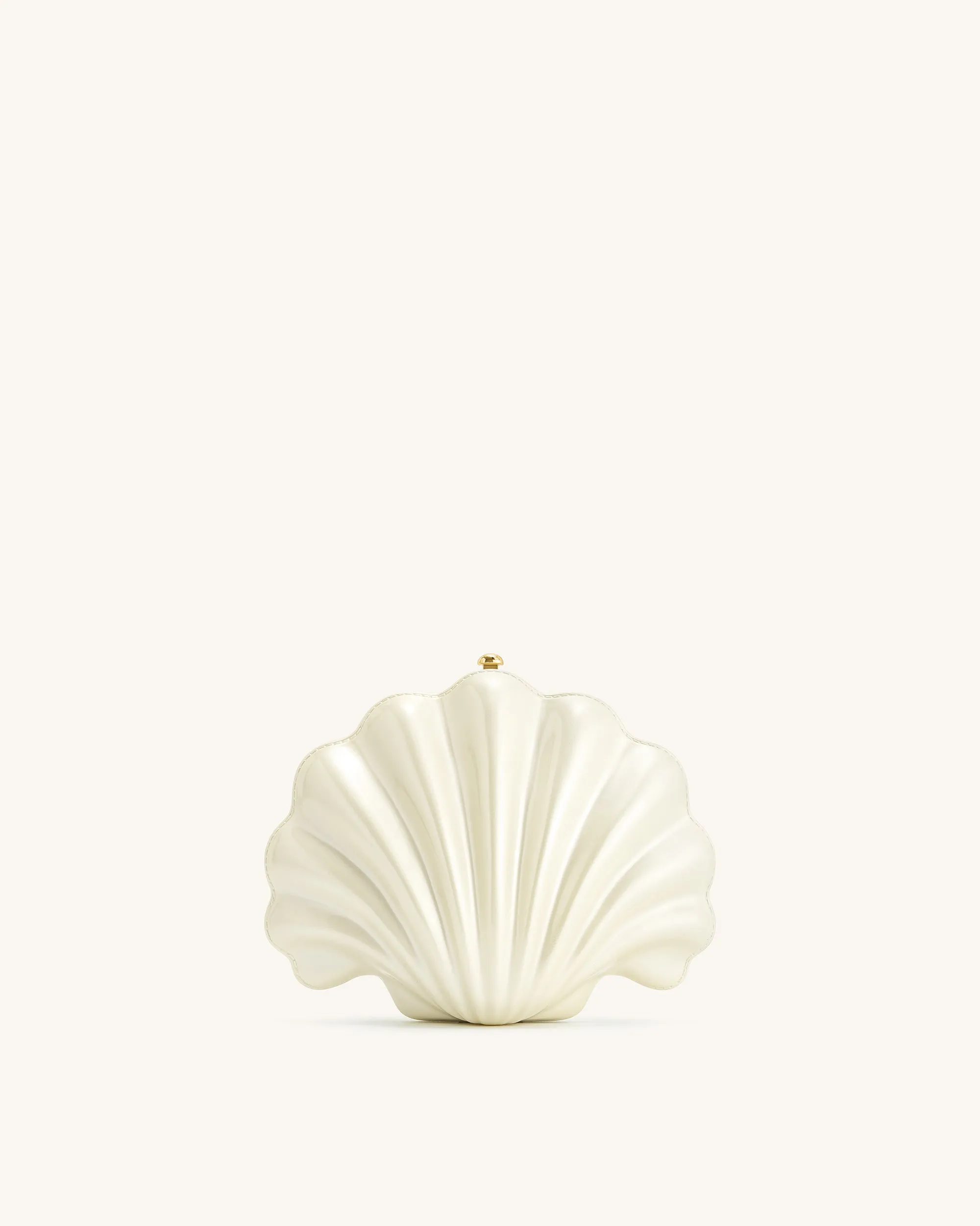 Maisie Shell Clutch - Ivory sold by JW PEI